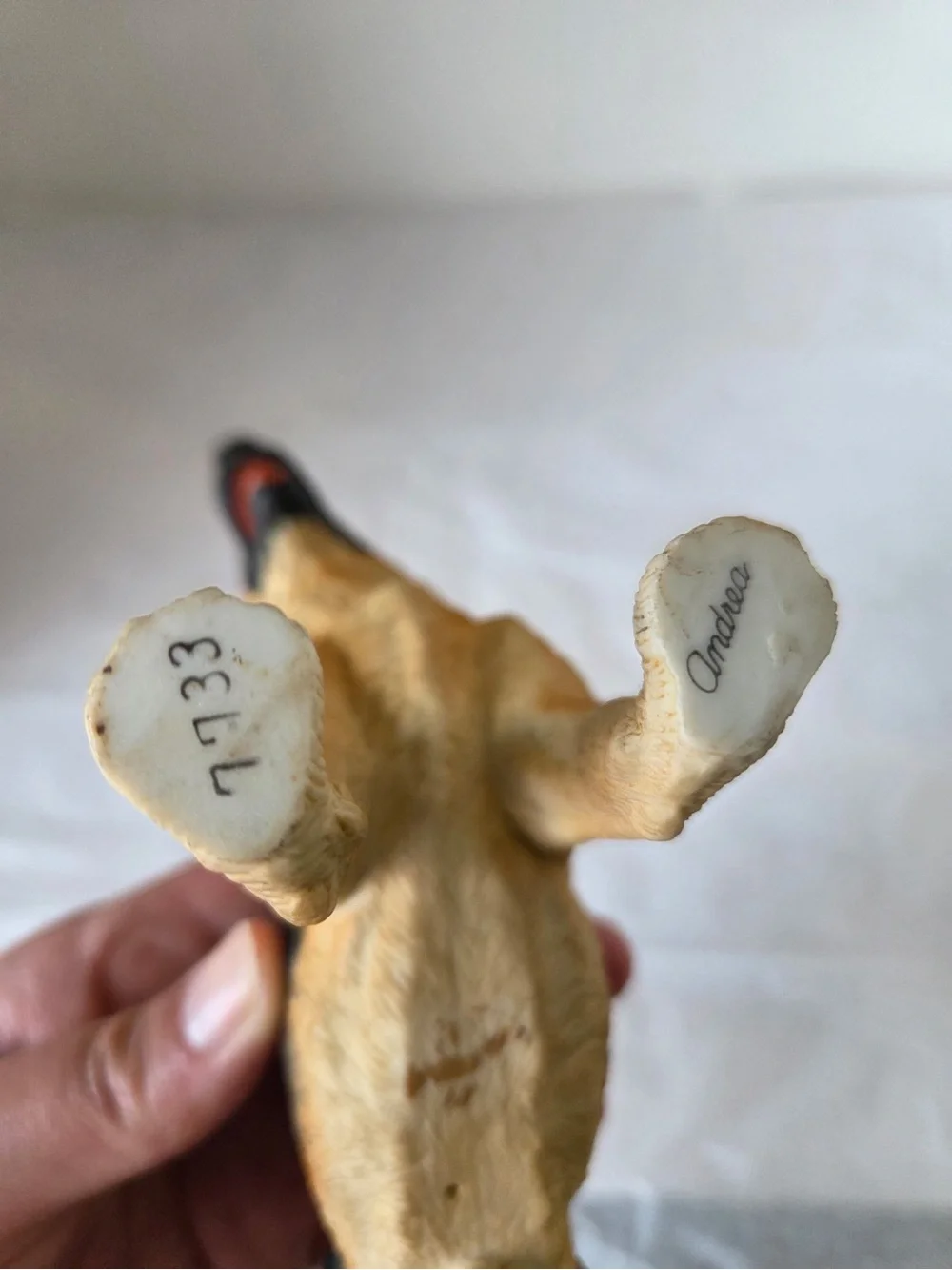 Vintage Andrea By Sadek German Shepherd Figurine Porcelin/ Ceramic - Picture 5 of 8